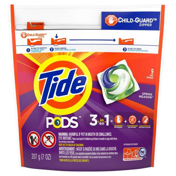 Tide Tide Liquid Laundry Detergent Pods, PK54 79698